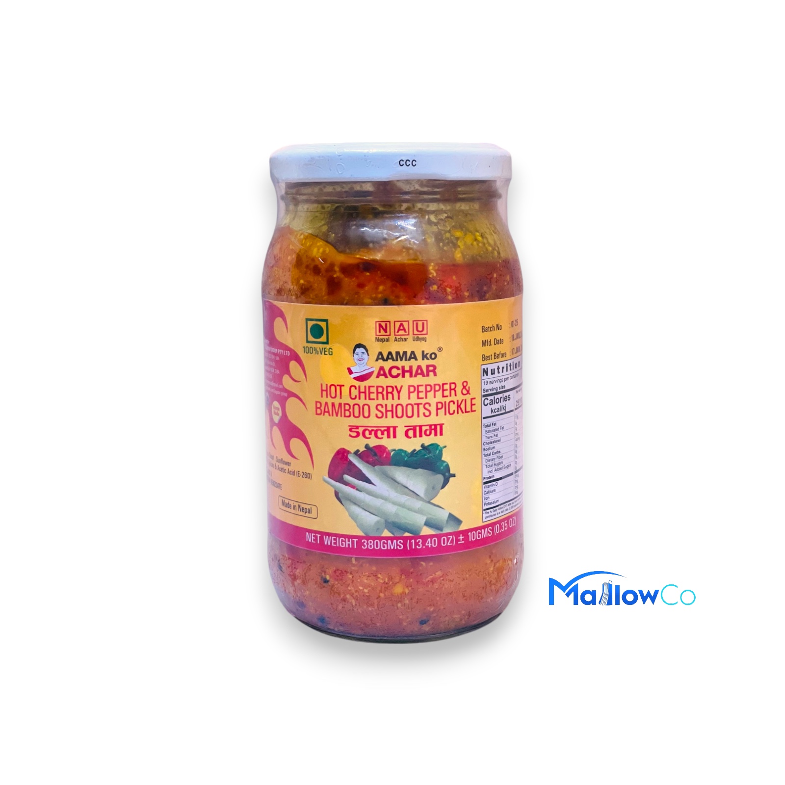 Aamako Hot Cherry Pepper and Bamboo Shoots Pickle