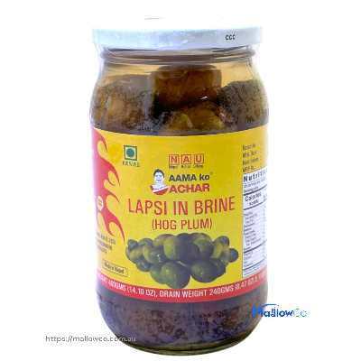 Aaamko Lapsi in Brine (Hog Plum) - Pickle & Chutney 400gm by Aamako Achar