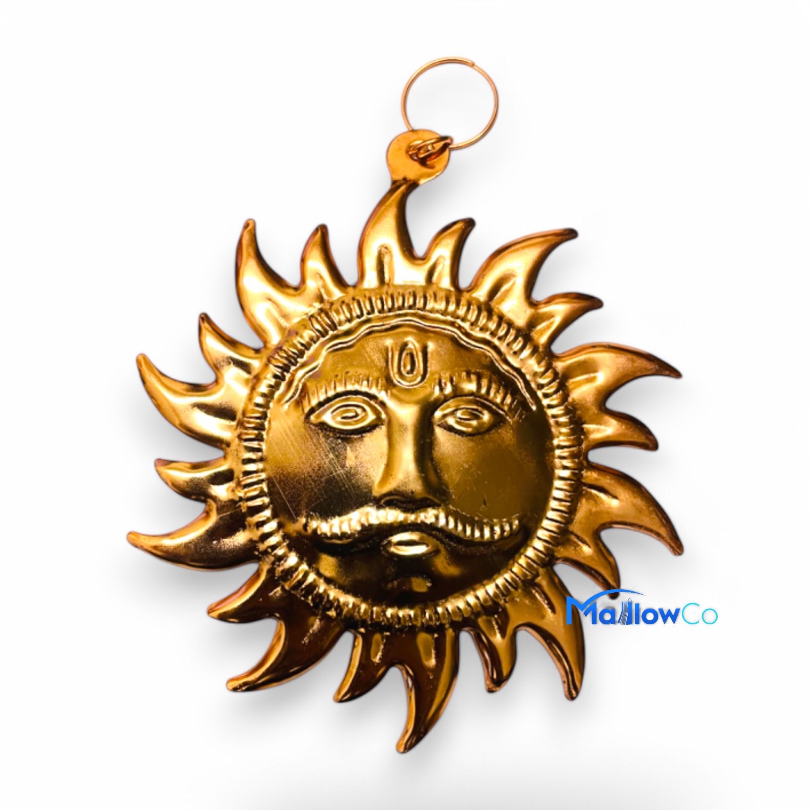 Copper Surya Narayan Door Hanging