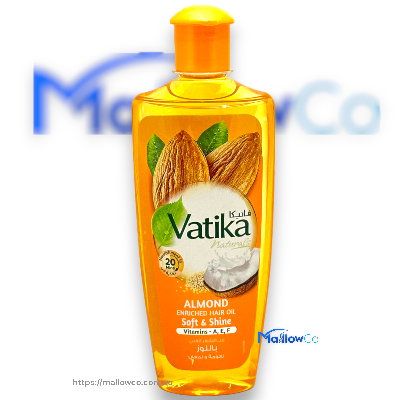 Vatika Natural Almond Soft and Shine Hair Oil 200ml