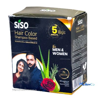 Siso Hair Color Shampoo Based 20gmx10